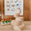 Type Of Play QToys | Qtoys - Wooden Stacking And Nesting Bowls