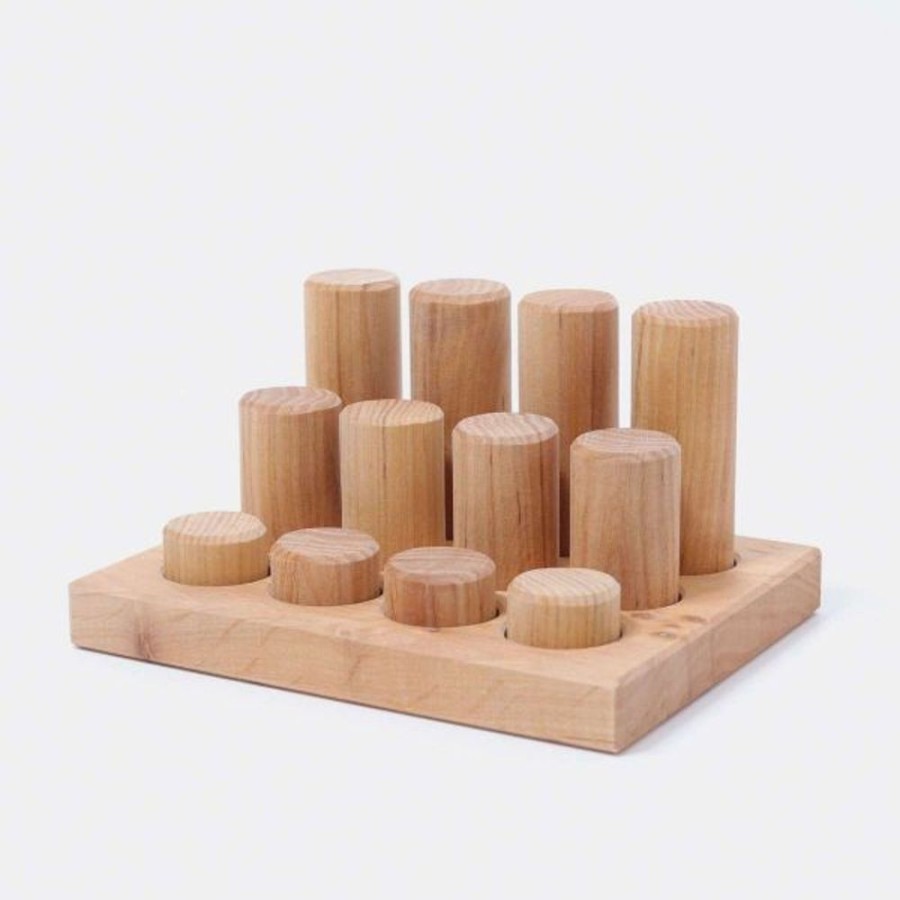 Type Of Play Grimm's | Grimm'S - Stacking Game Small Natural Rollers