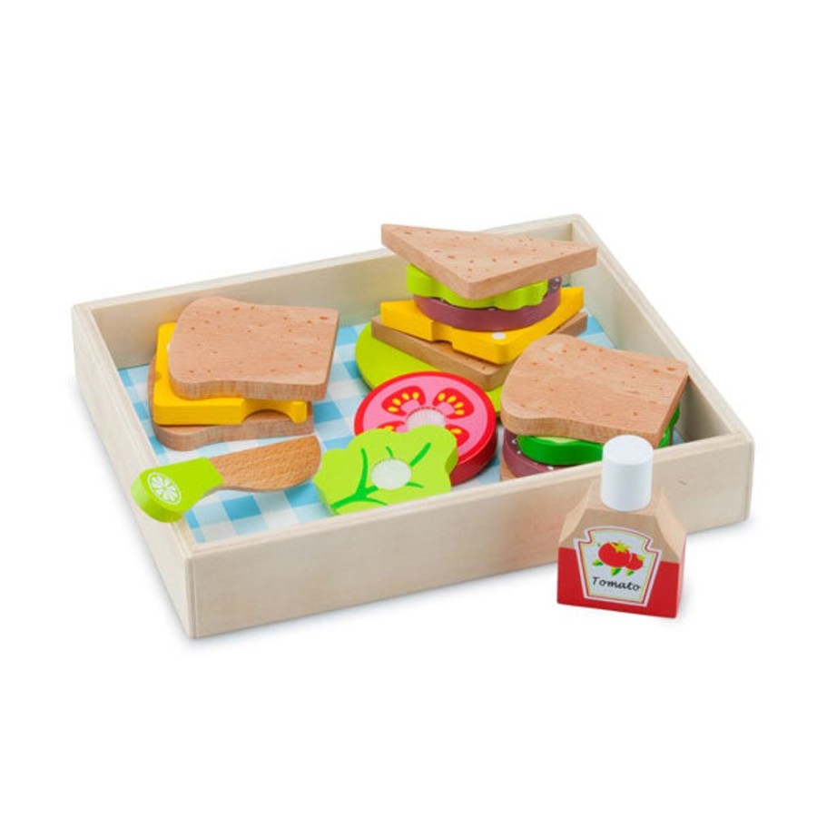 Type Of Play New Classic Toys | New Classic Toys - Sandwich Lunch Set