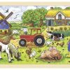 Type Of Play GOKI | Goki - Wooden Puzzle Mr Miller'S Farm