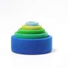 Type Of Play Grimm's | Grimm'S - Stacking Bowls - Ocean