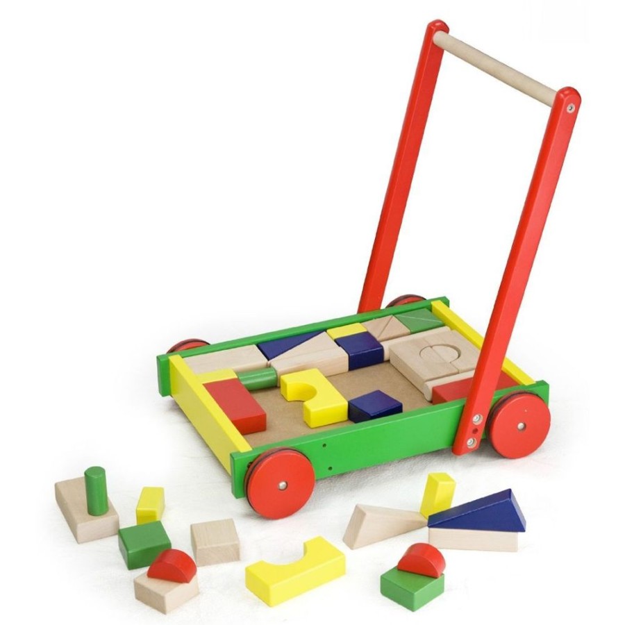 Type Of Play Viga Toys | Viga Toys - Wooden Walker With Blocks