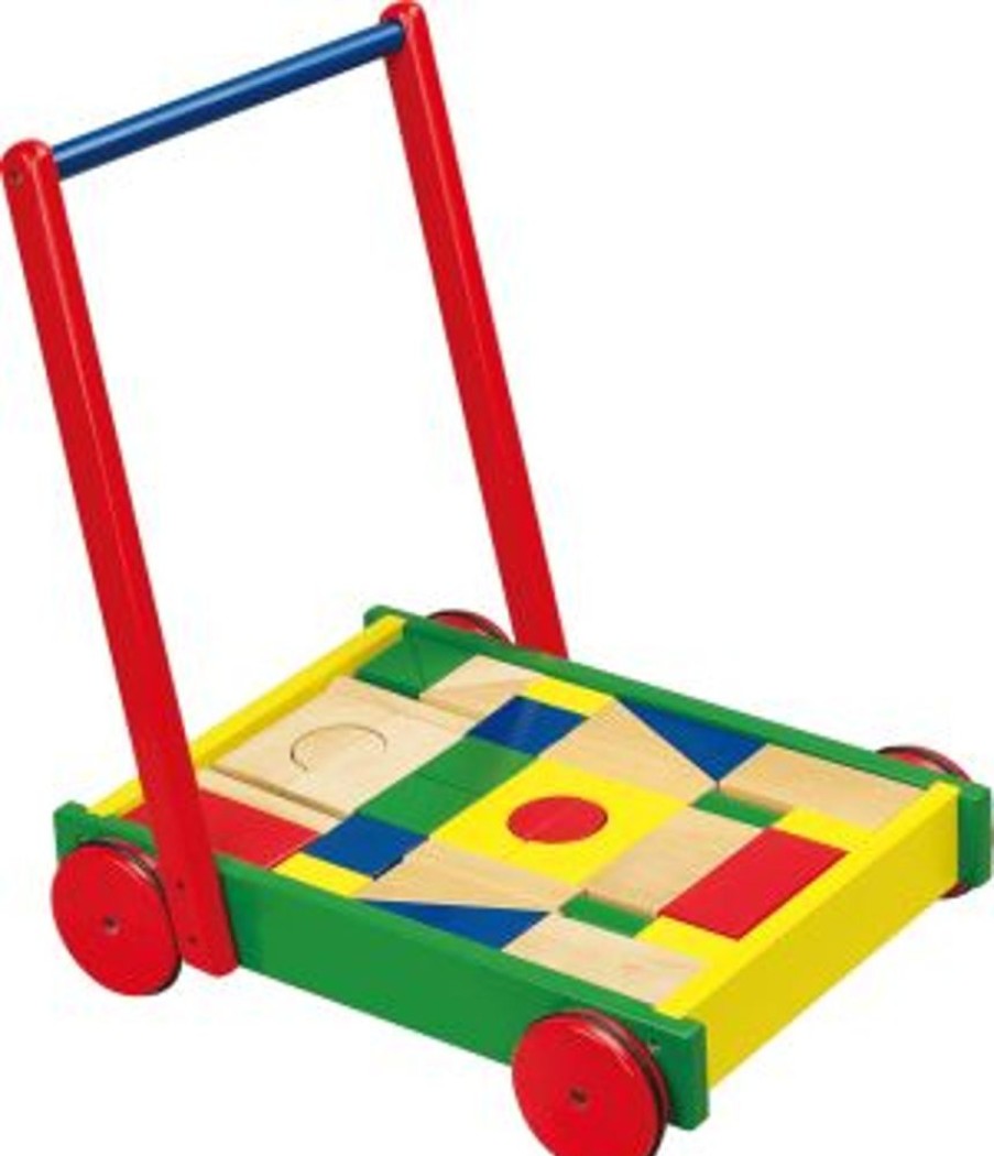 Type Of Play Viga Toys | Viga Toys - Wooden Walker With Blocks