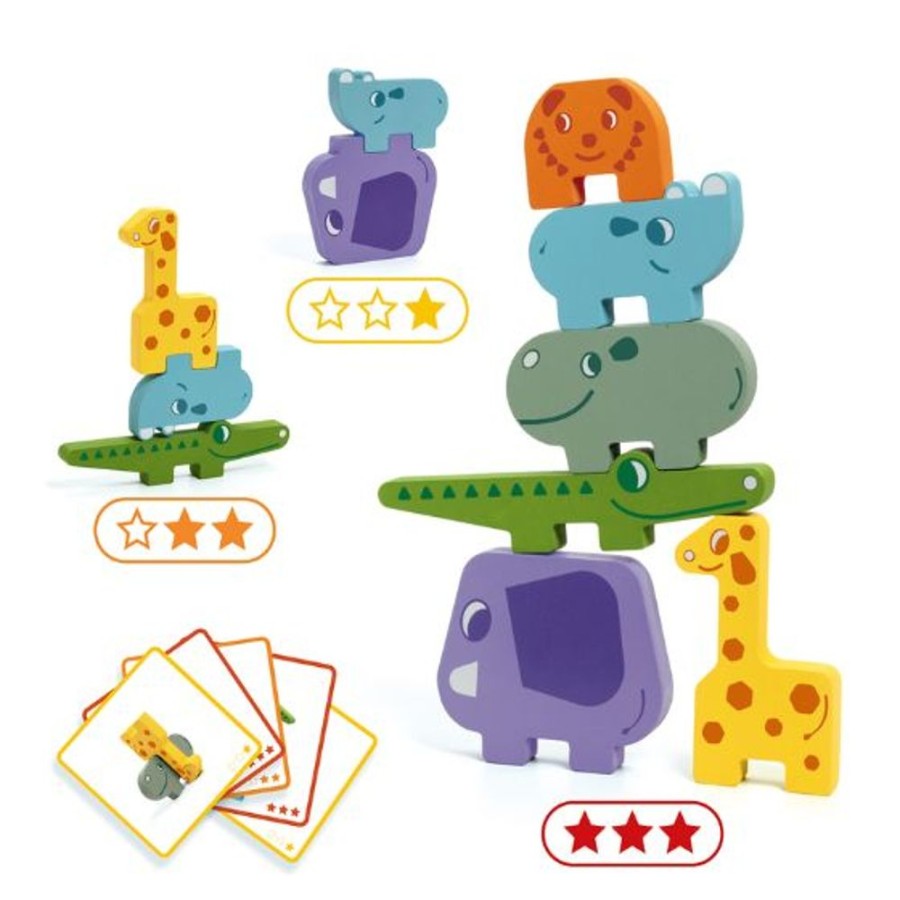 Type Of Play Djeco | Djeco - Animal Stacking Game