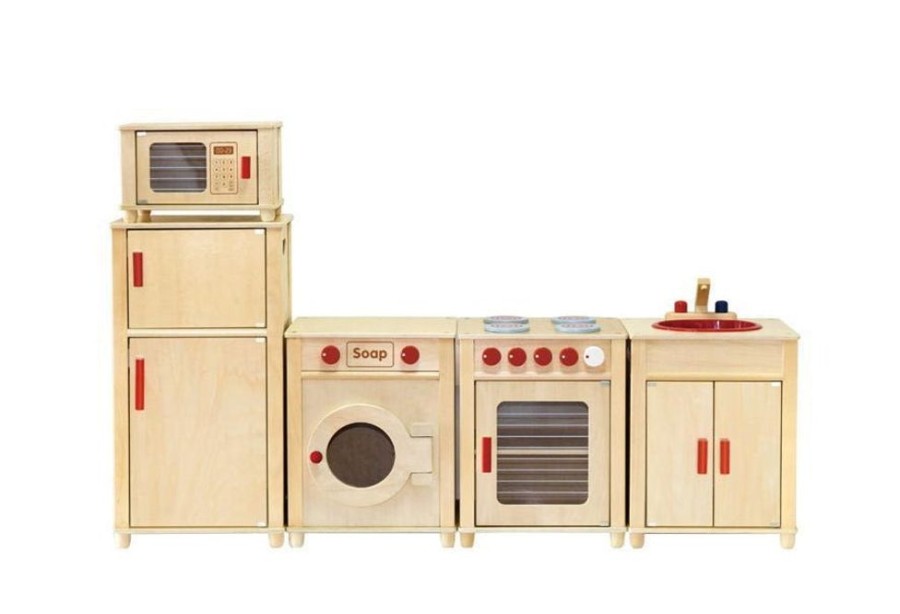 Type Of Play Viga Toys | Viga Toys - Wooden Kitchen Home Corner Set