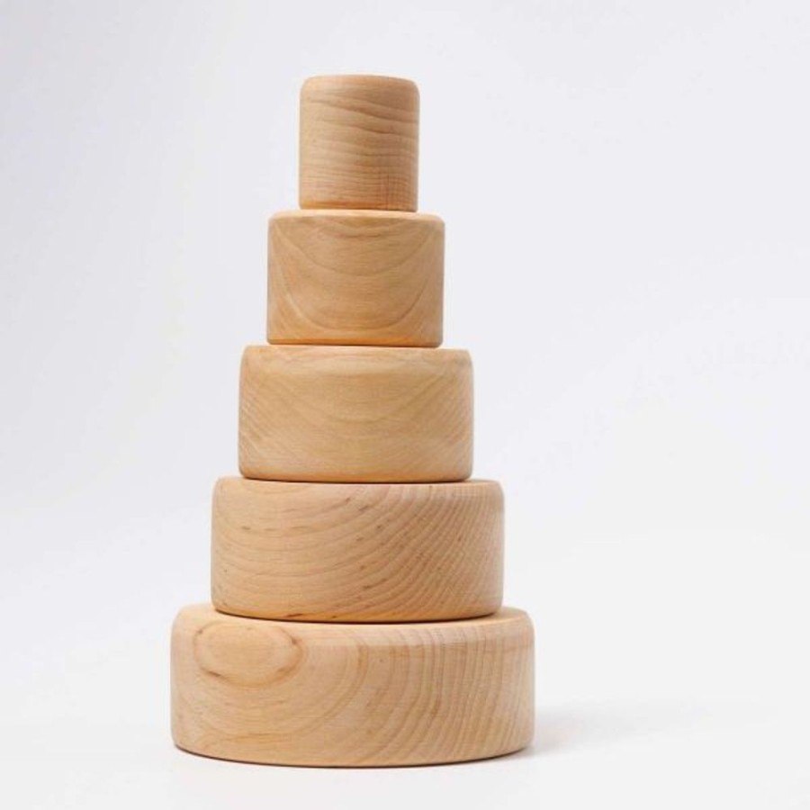 Type Of Play Grimm's | Grimm'S - Stacking Bowls Natural