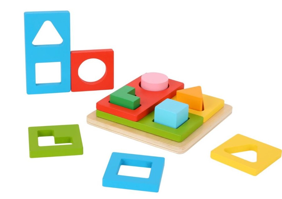 Puzzles & Musical Tooky Toy | Tooky Toy - Multi Shape Sorter