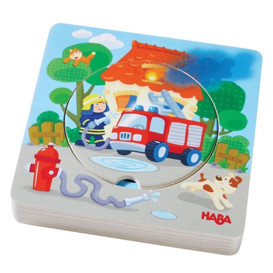 Puzzles & Musical HABA | Haba - 5 Layer Puzzle Fire