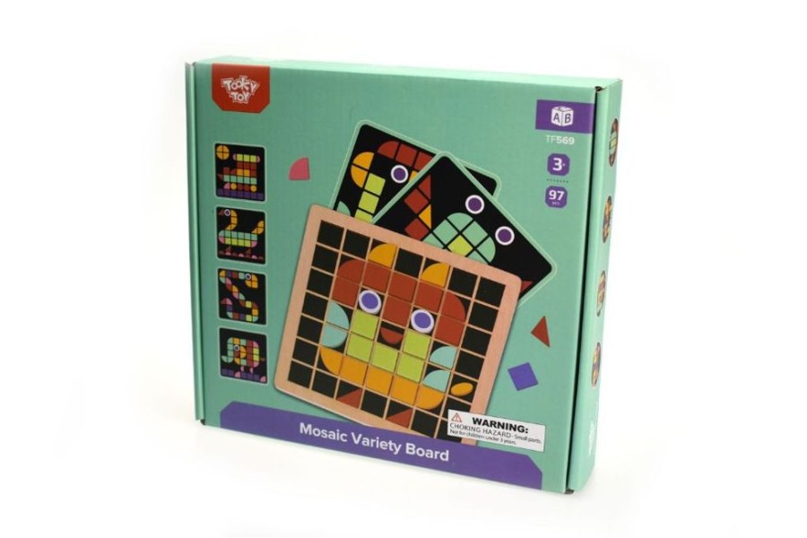 Puzzles & Musical Tooky Toy | Tooky Toy - Mosaic Board