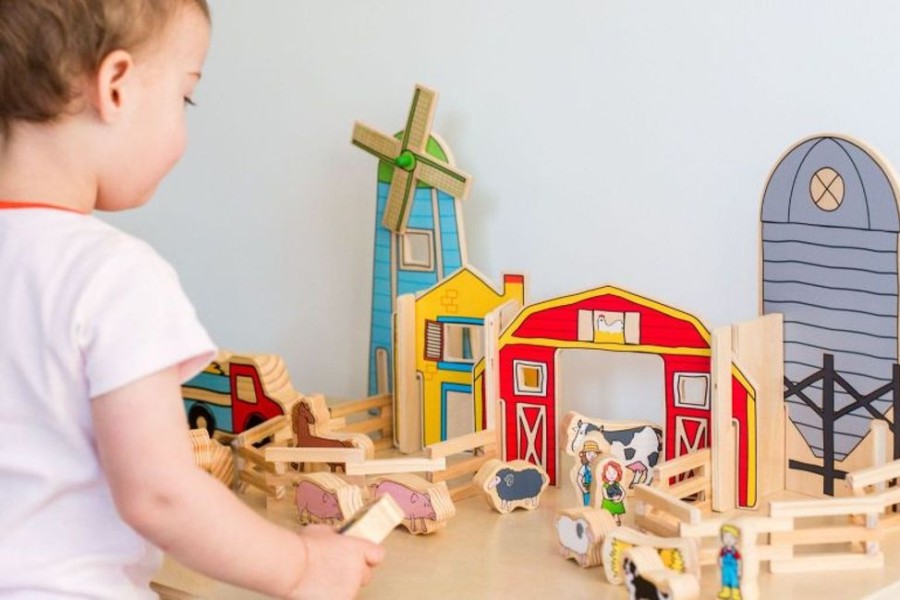 Type Of Play The Freckled Frog | Freckled Frog - The Happy Architect Farm Play Set