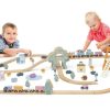 Type Of Play Viga Toys | Viga Toys - Wooden Train Set (92 Pcs)