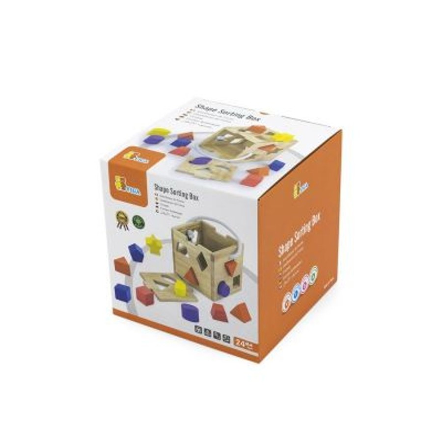 Puzzles & Musical Viga Toys | Viga Toys - Shape Sorting Cube