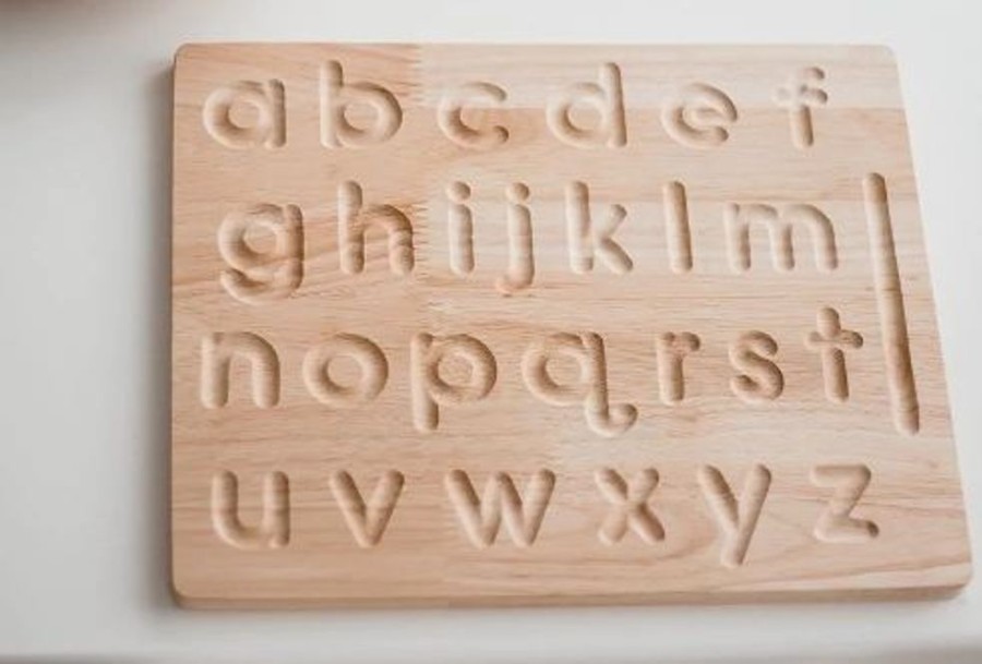 Type Of Play QToys | Qtoys - Wooden Lower Case Tracing Board