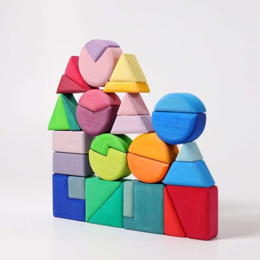 Type Of Play Grimm's | Grimm'S - Triangle Square Circle Building Set