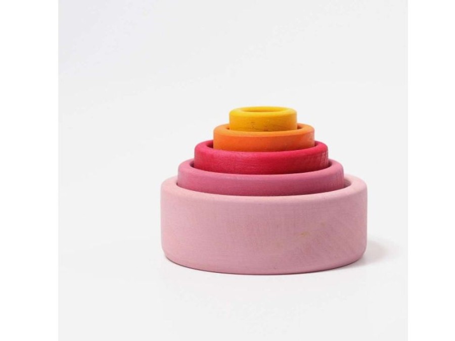 Type Of Play Grimm's | Grimm'S - Stacking Bowls - Lollipop