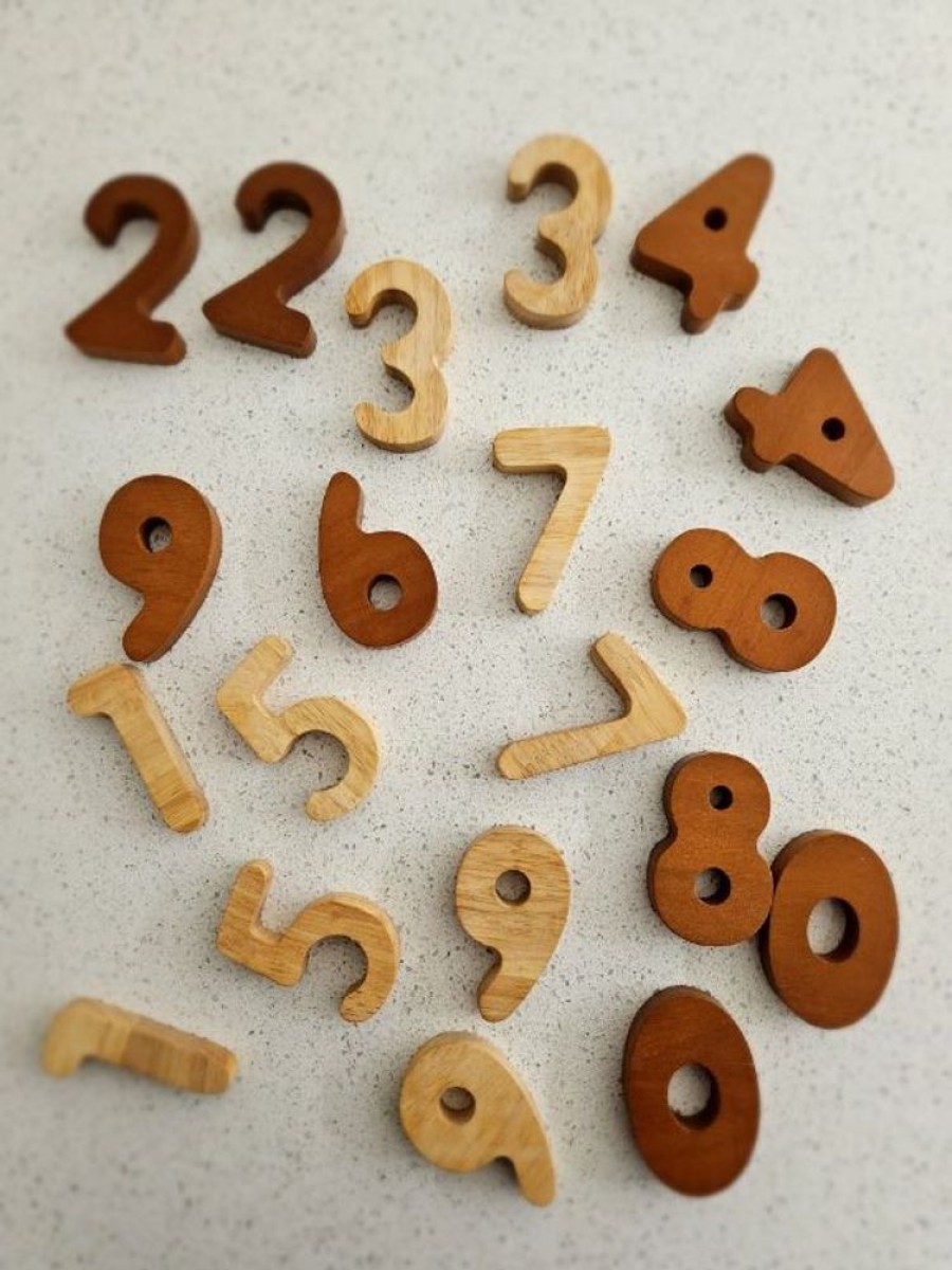 Type Of Play QToys | Qtoys - Wooden Number Set