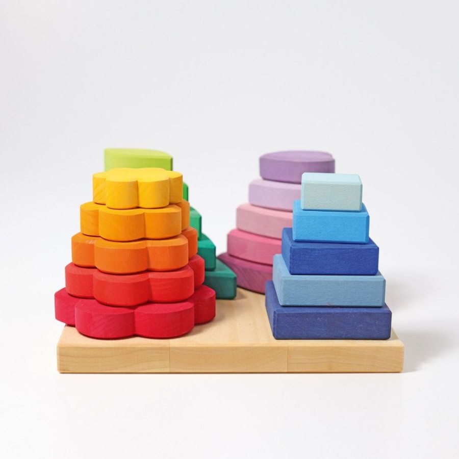 Type Of Play Grimm's | Grimm'S - Stacking Game Shapes