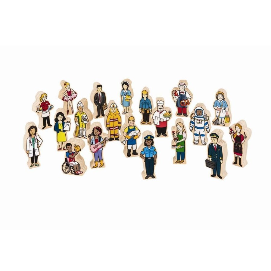 Type Of Play Fun Factory | Fun Factory - Multicultural People Set (20 Pieces)