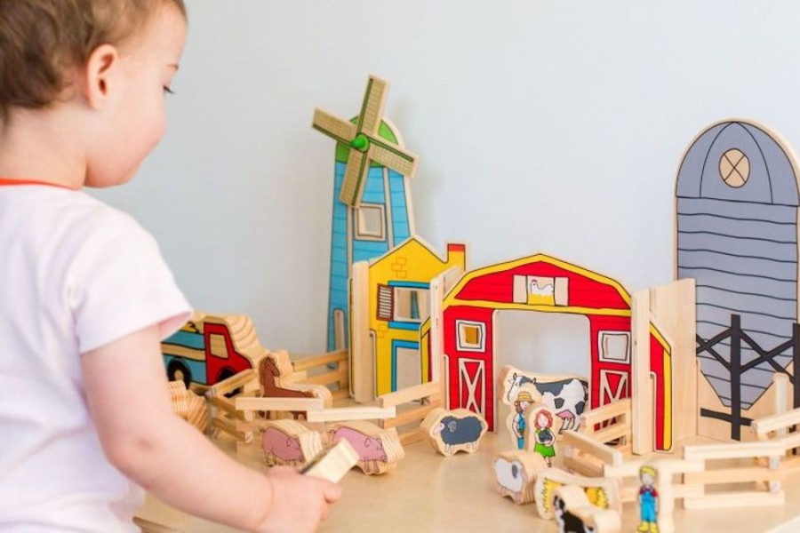 Type Of Play The Freckled Frog | Freckled Frog - The Happy Architect Farm Play Set