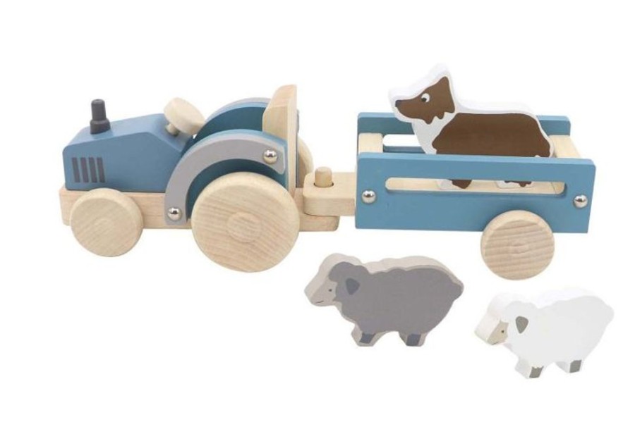 Type Of Play KaperKidz | Kaper Kidz - Wooden Tractor Or Truck With Animals