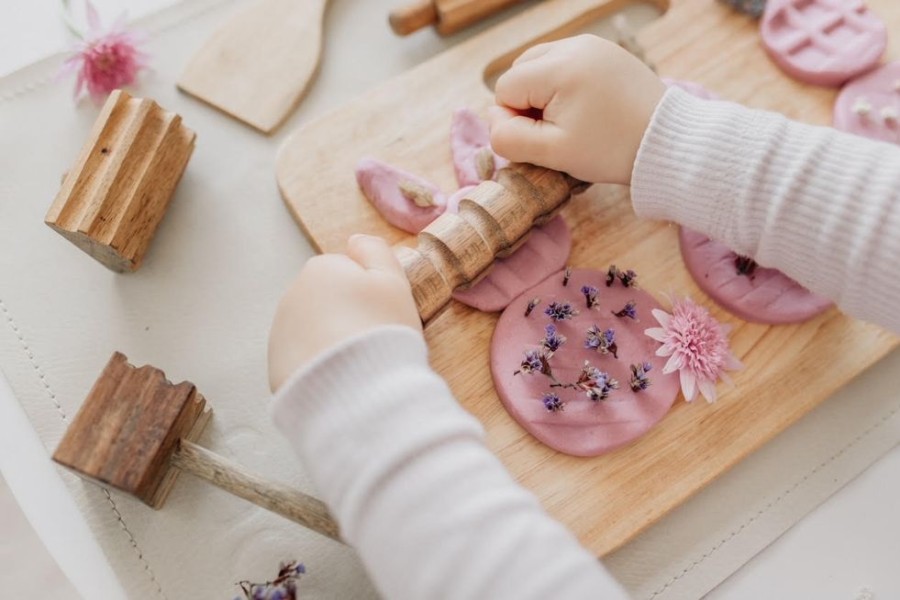 Type Of Play QToys | Qtoys - Wooden Play Dough Kit