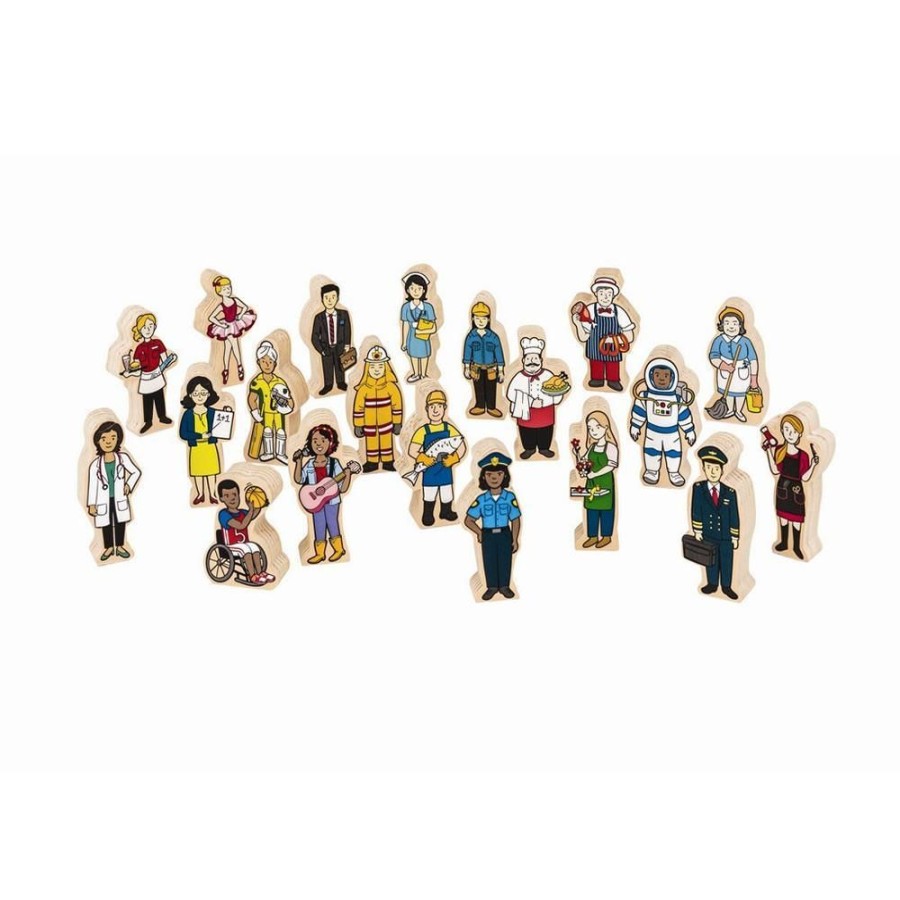 Type Of Play Fun Factory | Fun Factory - Multicultural People Set (20 Pieces)