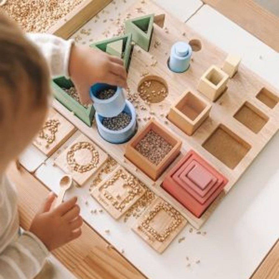 Type Of Play QToys | Qtoys - Montessori Sorting And Nesting Board