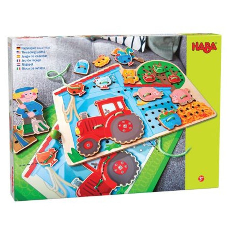 Puzzles & Musical HABA | Haba - Threading Game Farm