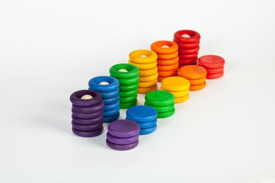 Type Of Play Grapat | Grapat Nins & Rings & Coins (Rainbow Colour)