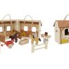 Type Of Play KaperKidz | Kaper Kidz - Wooden Horse Stable Playset