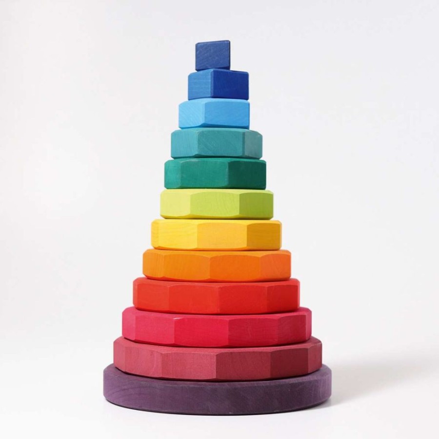 Type Of Play Grimm's | Grimm'S - Giant Geometrical Stacking Tower