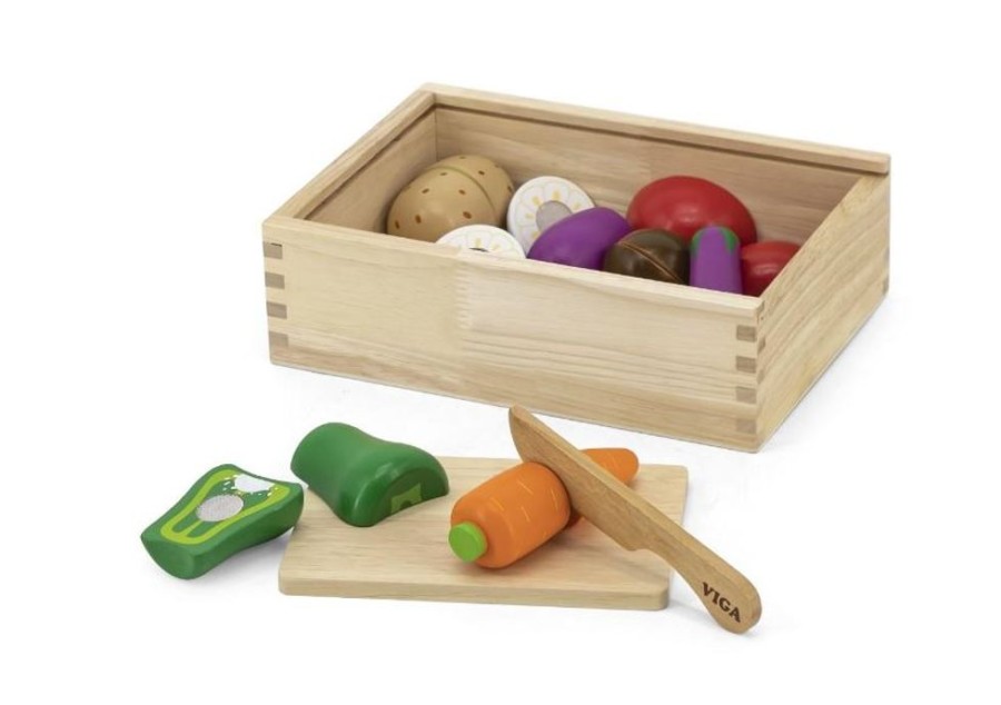 Type Of Play Viga Toys | Viga Toys - Vegetable Cutting Set