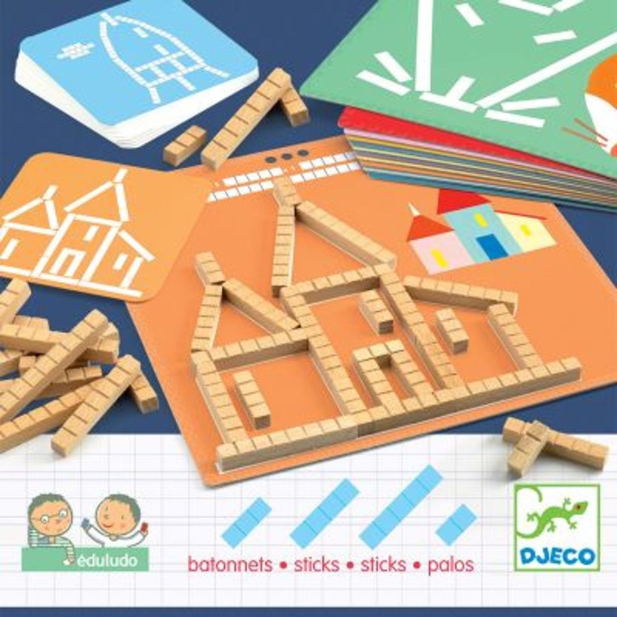 Puzzles & Musical Djeco | Djeco - Eduludo Sticks Activity