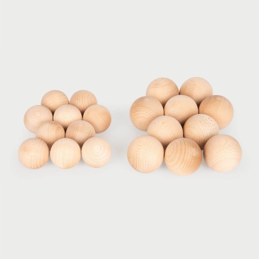 Type Of Play TickiT | Tickit - Wooden Ball Set 50 Mm