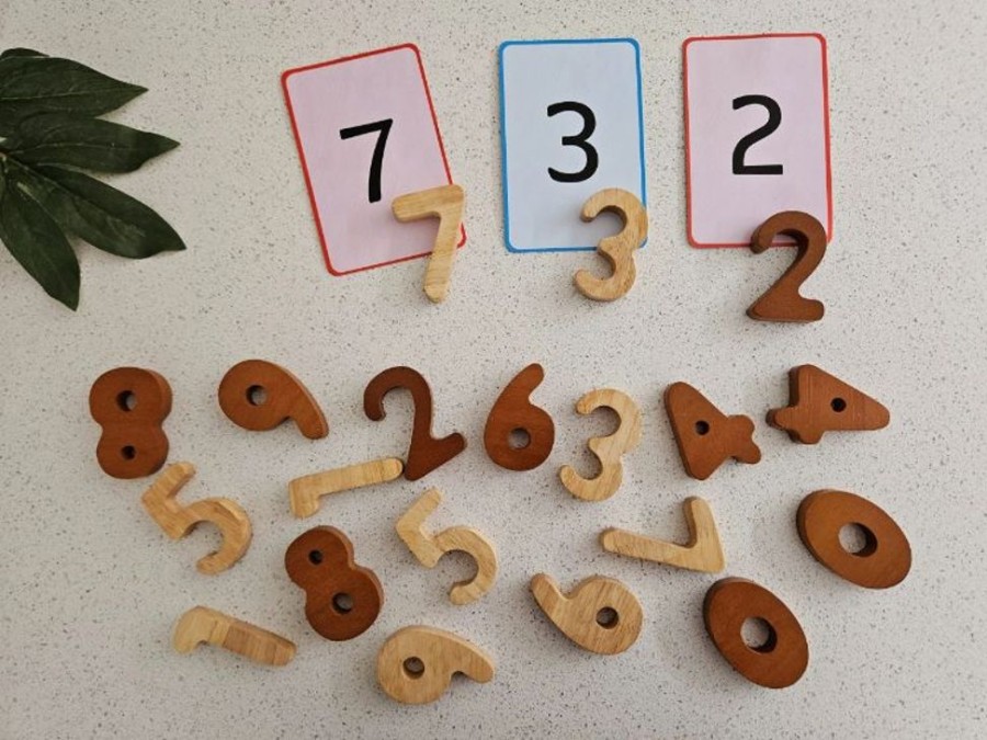 Type Of Play QToys | Qtoys - Wooden Number Set