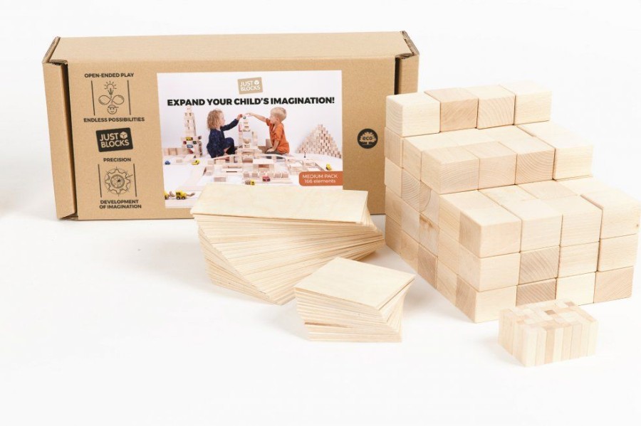 Type Of Play Just Blocks | Just Blocks - Medium Pack (166 Pieces)