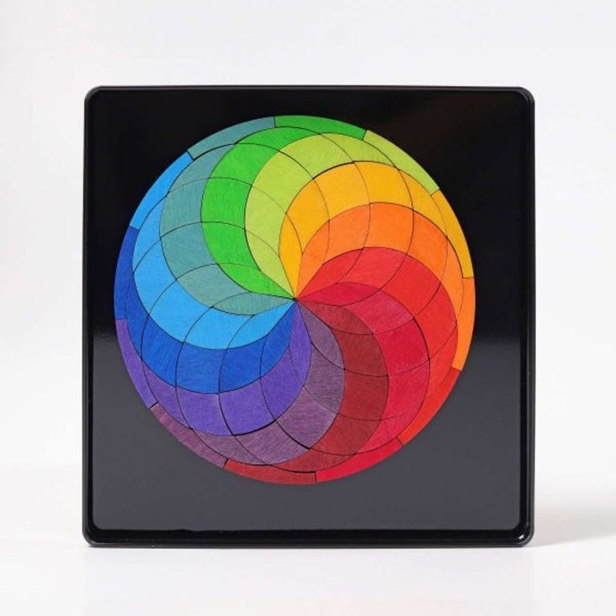 Puzzles & Musical Grimm's | Grimm'S - Mini Magnetic Colour Spiral Mandala