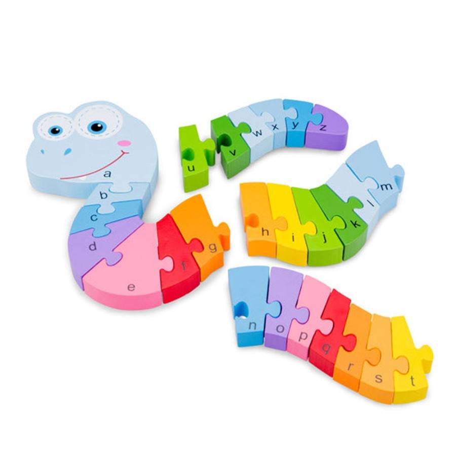 Type Of Play New Classic Toys | New Classic Toys - Alphabet Snake Puzzle