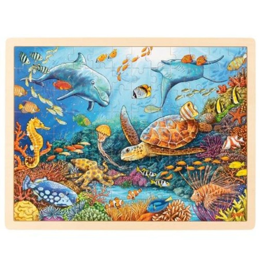 Puzzles & Musical GOKI | Goki - Wooden Puzzle Barrier Reef