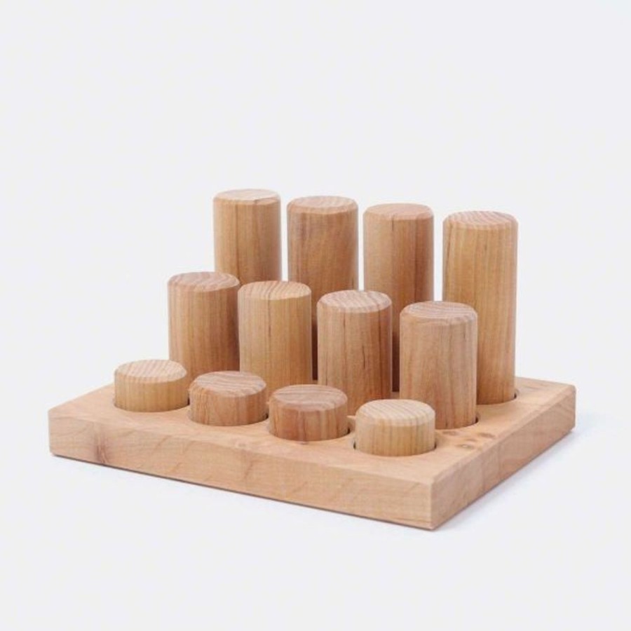 Type Of Play Grimm's | Grimm'S - Stacking Game Small Natural Rollers