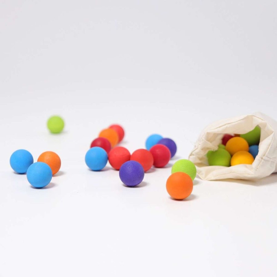 Type Of Play Grimm's | Grimm'S - Small Wooden Marbles