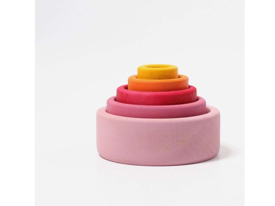 Type Of Play Grimm's | Grimm'S - Stacking Bowls - Lollipop