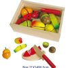 Type Of Play Fun Factory | Fun Factory - Wooden Fruit Cutting Set